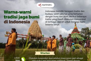 Warna-warni tradisi jaga bumi di Indonesia