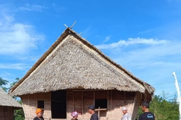 PT Timah bangun Kampung Rumah Adat Mapur lestarikan "Nuju Jerami"