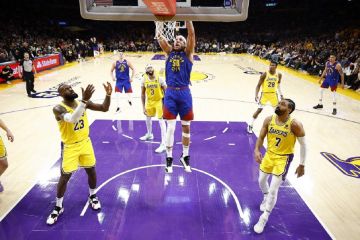 Lakers kalah 11 kali dari Nuggets, tertinggal 0-3 di playoff