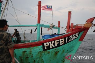 KKP tangkap kapal Malaysia yang terindikasi sudah dimusnahkan