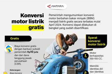 Konversi motor listrik gratis