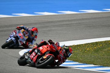 Bagnaia nikmati pertarungan dengan Marc Marquez