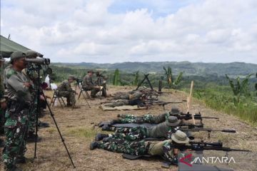 TNI AL dan USMC latihan tembak teknik sniper range di Reconex 2024