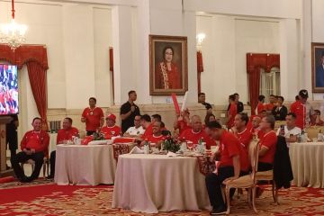 Panglima dan Kapolri ikut nobar bareng Presiden di Istana Negara