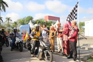 Komunitas Bikers asal Brunei Darussalam eksplorasi pariwisata Kalbar