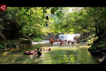 Deras kesenangan 'aleut-aleutan' susur sungai Citumang