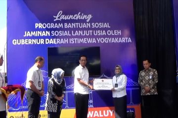 DIY luncurkan Bansos Jaminan Sosial Lanjut Usia