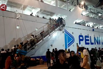 Pemudik di Pelabuhan Pantoloan Palu naik 90 persen dari tahun lalu