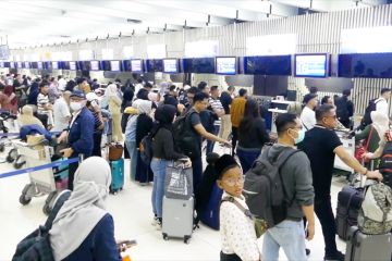 Jelang puncak arus mudik, Bandara Soetta mulai dipadati para pemudik