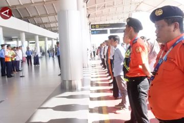 110 Personel siaga arus mudik-balik di Bandara Depati Amir
