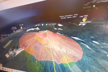 Gunungapi Gamalama Ternate alami peningkatan kegempaan