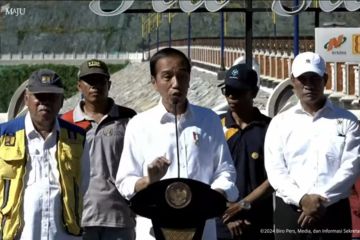 Presiden Jokowi resmikan operasional Bendungan Tiu Suntuk NTB