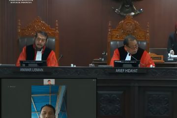 Pemohon sengketa pileg ikuti sidang daring imbas erupsi Gunung Ruang