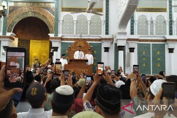 AMIN ucapkan terima kasih ke rakyat Aceh lewat mimbar Masjid Raya