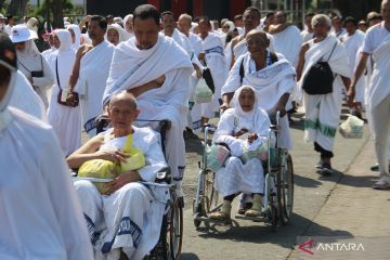 Jamaah calon haji di Jombang ikuti manasik haji