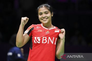 Gregoria telan kekalahan pertama di Piala Uber 2024