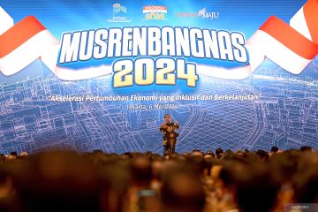 Presiden Jokowi buka Musrenbangnas 2024 di Jakarta