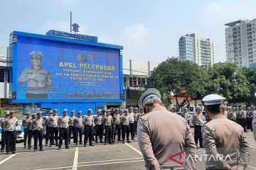 1.532 personel BKO Korlantas diberangkatkan ke Bali untuk agenda World Water Forum