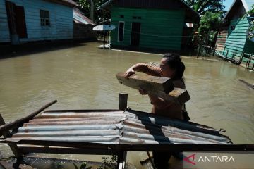 Dampak banjir di Konawe Utara
