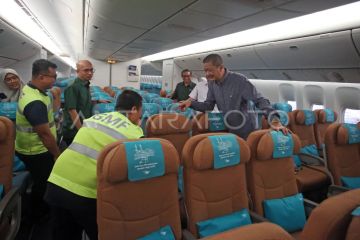 Persiapan pesawat angkutan haji tahun 2024