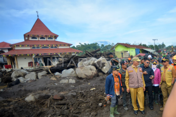 Peninjauan Kepala BNPB ke lokasi banjir bandang