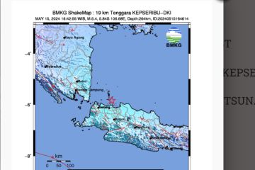 Gempa bermagnitudo 5,4 dirasakan warga Pulau Panggang Kepulauan Seribu