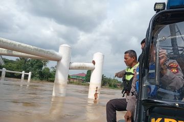 Polisi Jambi tetapkan satu tersangka insiden tongkang tabrak jembatan