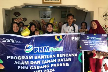 PNM gerak cepat bantu bencana banjir bandang dan lahar dingin Sumatera Barat