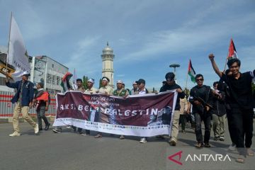 FOTO - Aksi bela Palestina di Aceh