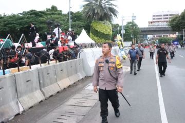 Polisi libatkan sekitar 1.500 personel amankan Aksi Bela Palestina