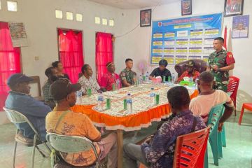 Satgas Pamtas RI-PNG 13 suku di Papua jaga stabilitas keamanan