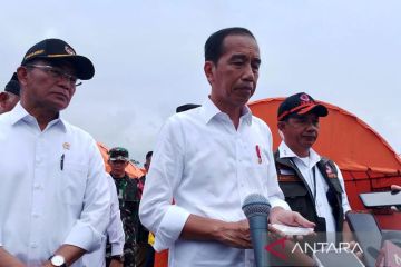 Presiden Jokowi tinjau lokasi bencana banjir lahar di Agam Sumbar