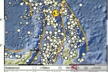 Gempa dangkal magnitudo 4,7 guncang Melonguane Sulut