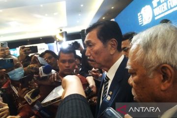 Luhut sebut pasar sambut positif Prabowo di World Water Forum