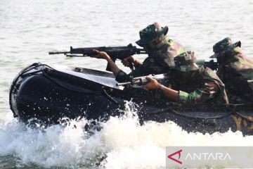 Satuan Yonbekang gelar latihan untuk asah kemampuan tempur