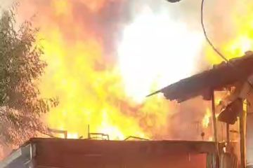 Kebakaran landa 13 rumah tinggal di Palmerah