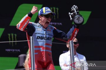 Marc Marquez incar kemenangan di MotoGP Italia 2024