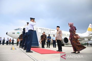 Wapres Ma'ruf Amin tiba di Bangka Belitung