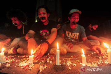 Aksi tolak revisi UU Penyiaran di Jambi