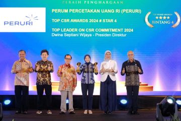 Peruri raih TOP CSR Awards 2024 atas program dekarbonisasi