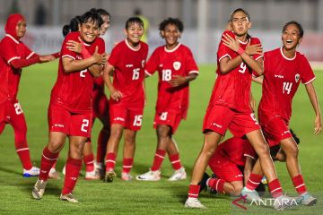Timnas putri Indonesia bekuk Bahrain tiga gol tanpa balas