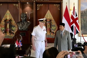 Menhan Prabowo terima Kepala Staf Pertahanan Inggris di Jakarta