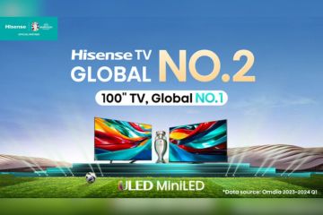 Tonton Pertandingan Sepakbola Terbaik dengan Hisense U7N Mini LED ULED TV, Televisi Resmi UEFA EURO 2024™