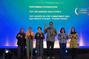 Pertamina Foundation raih TOP CSR Awards 2024 berdayakan generasi muda
