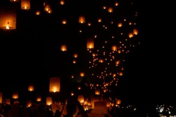 Gemerlap 2.568 lampion meriahkan perayaan Waisak di Candi Borobudur