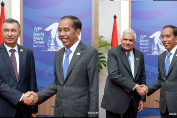 Jokowi gelar pertemuan bilateral dengan Tajikistan & Sri Lanka