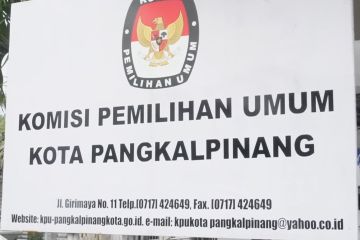 Satu pasangan jalur independen maju Pilkada Kota Pangkalpinang