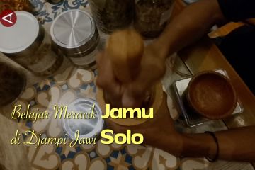 Belajar meracik jamu di Djampi Jawi Solo