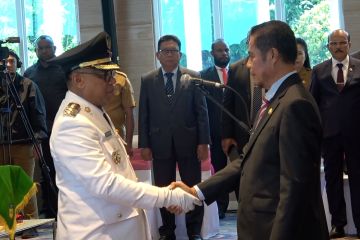 Pj Gubernur Papua lantik Pj Wali Kota Jayapura dan Pj Bupati Sarmi