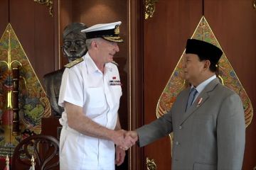 Menhan Prabowo terima kunjungan Panglima Angkatan Bersenjata Inggris
